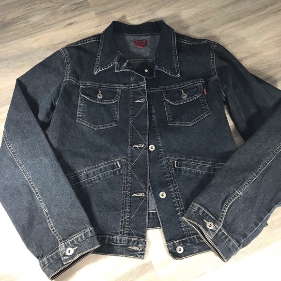 Fiorucci Jackets & Coats Vintage 9s Fiorucci Safety Jeans Dark